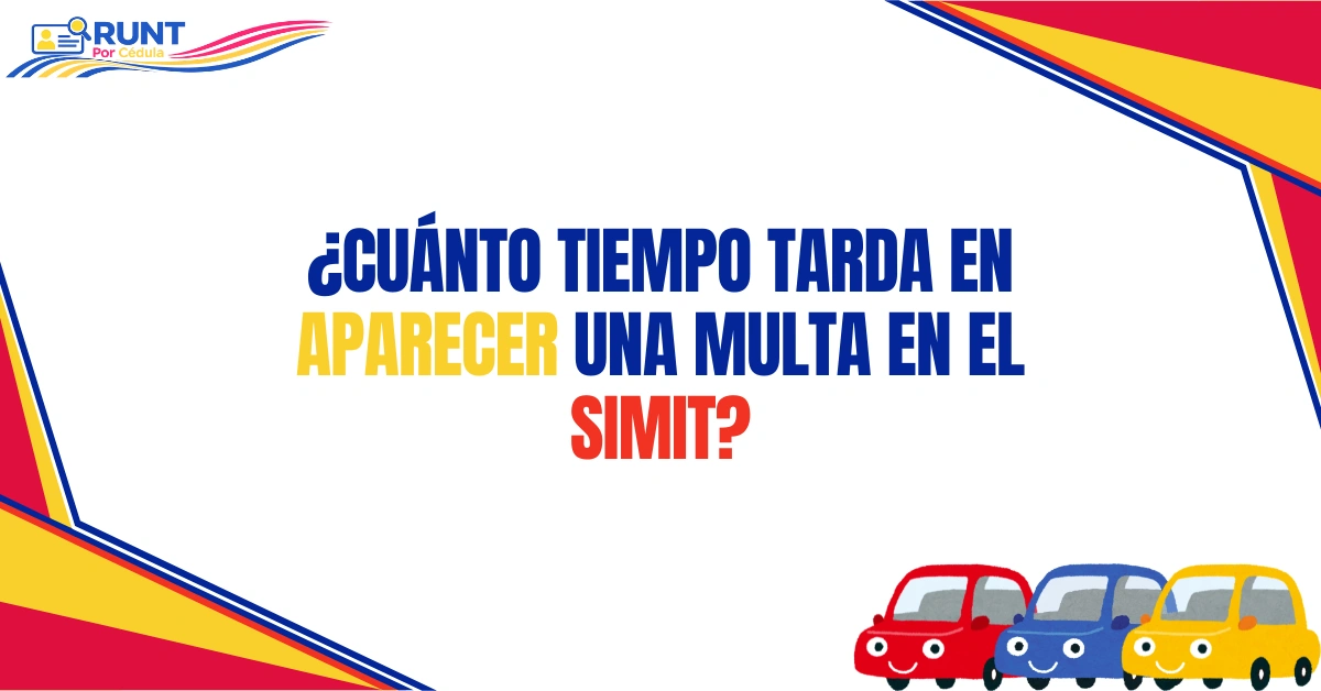 ¿Cuánto Tiempo Tarda en Aparecer Una Multa en el SIMIT?